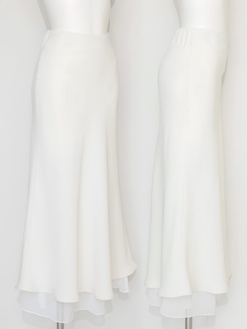 SofiaマーメイドロングスカートWHITE スタイリングイメージ3