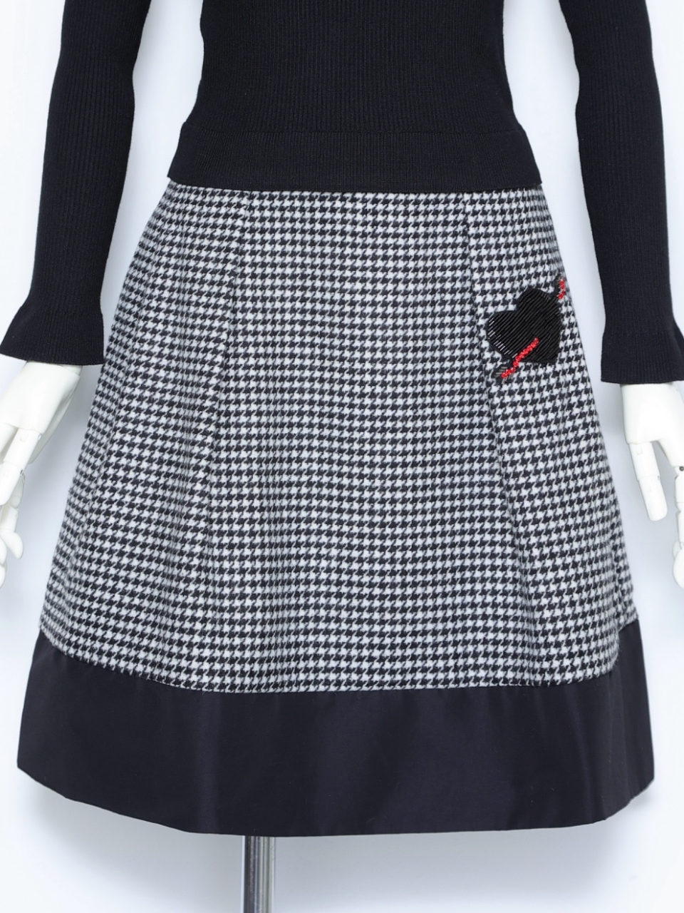 ハートビジュー千鳥切替ワンピース スタイリングイメージ4