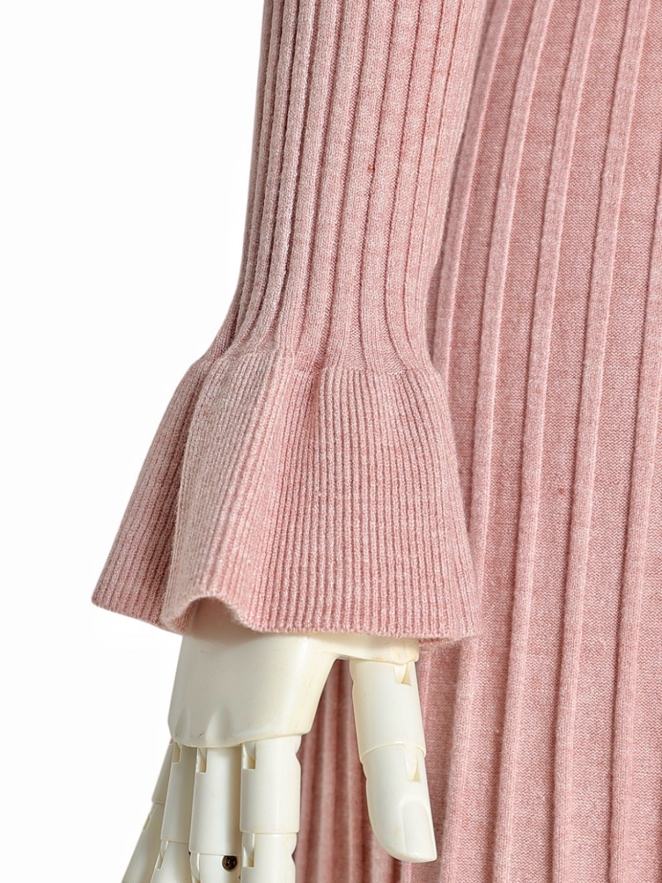 ジュエルリボンフリルワンピースPINKBEIGE スタイリングイメージ7