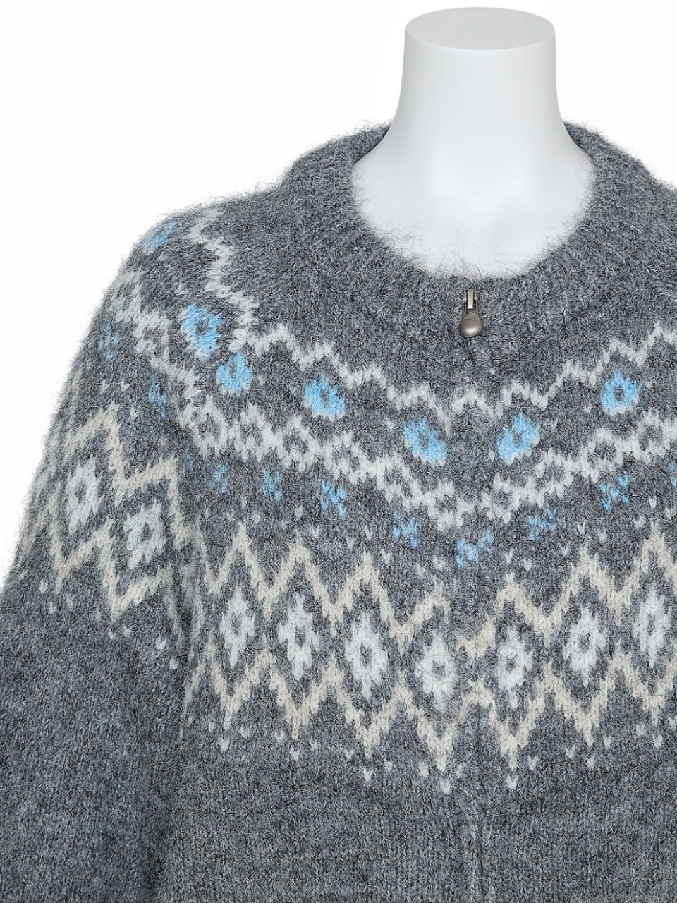 ノルディックウールニットセットアップGRAY スタイリングイメージ4