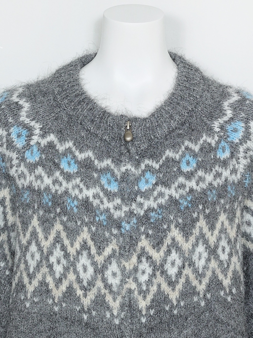 ノルディックウールニットセットアップGRAY スタイリングイメージ5