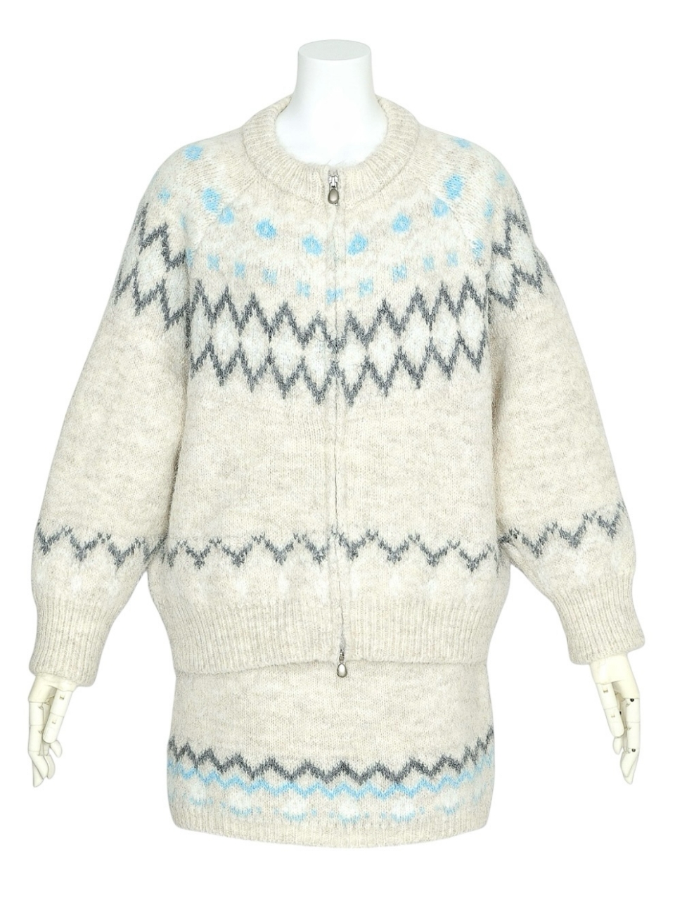 ノルディックウールニットセットアップIVORY スタイリングイメージ1