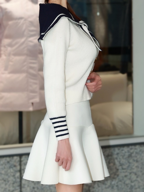 3WAYセーラーニットWHITE 商品イメージ4