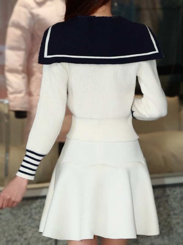 3WAYセーラーニットWHITE 商品イメージ5