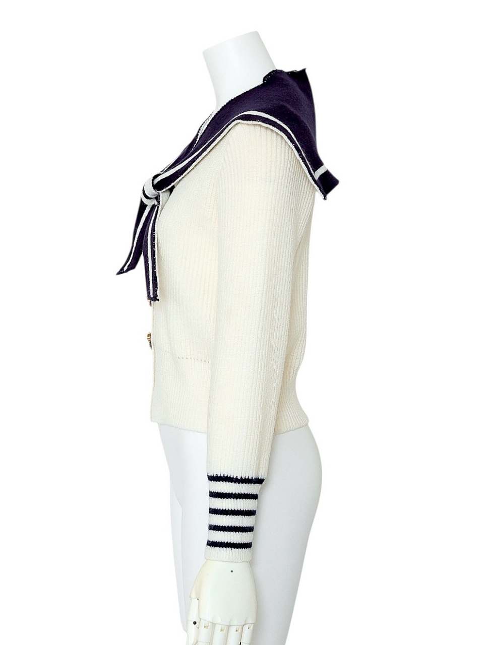 3WAYセーラーニットWHITE スタイリングイメージ4