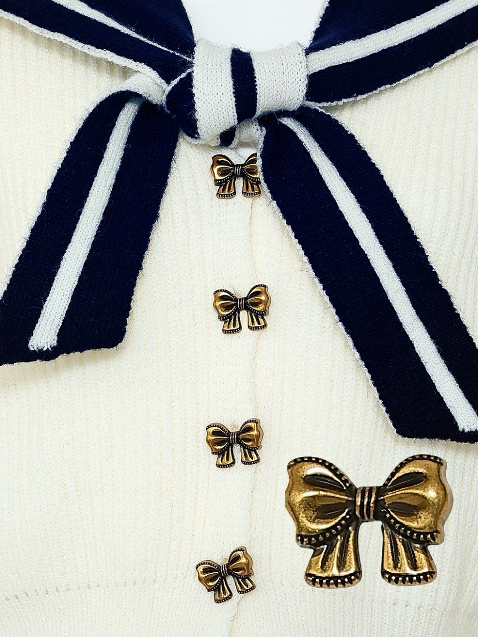 3WAYセーラーニットWHITE スタイリングイメージ8