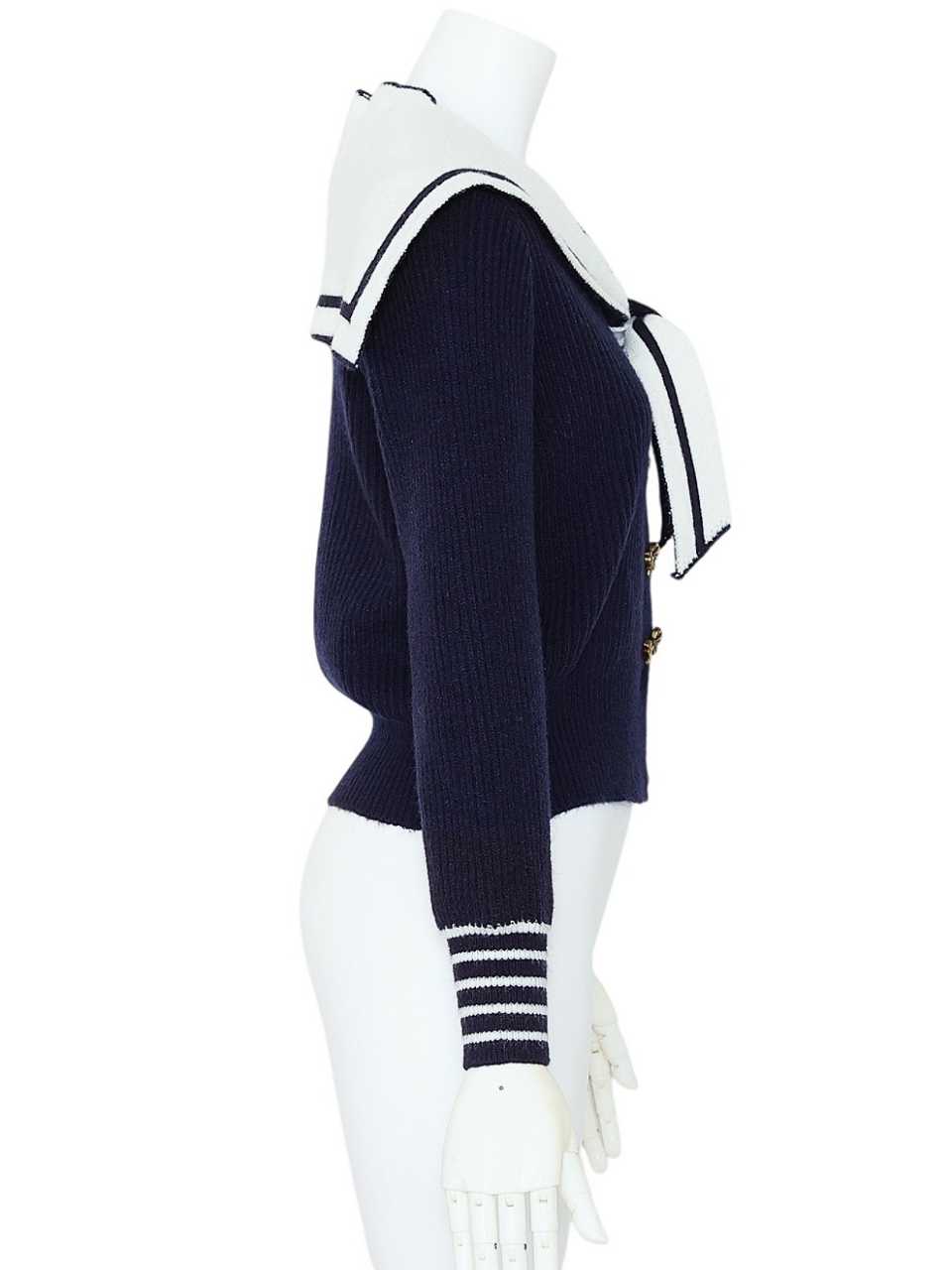 3WAYセーラーニットNAVY スタイリングイメージ4