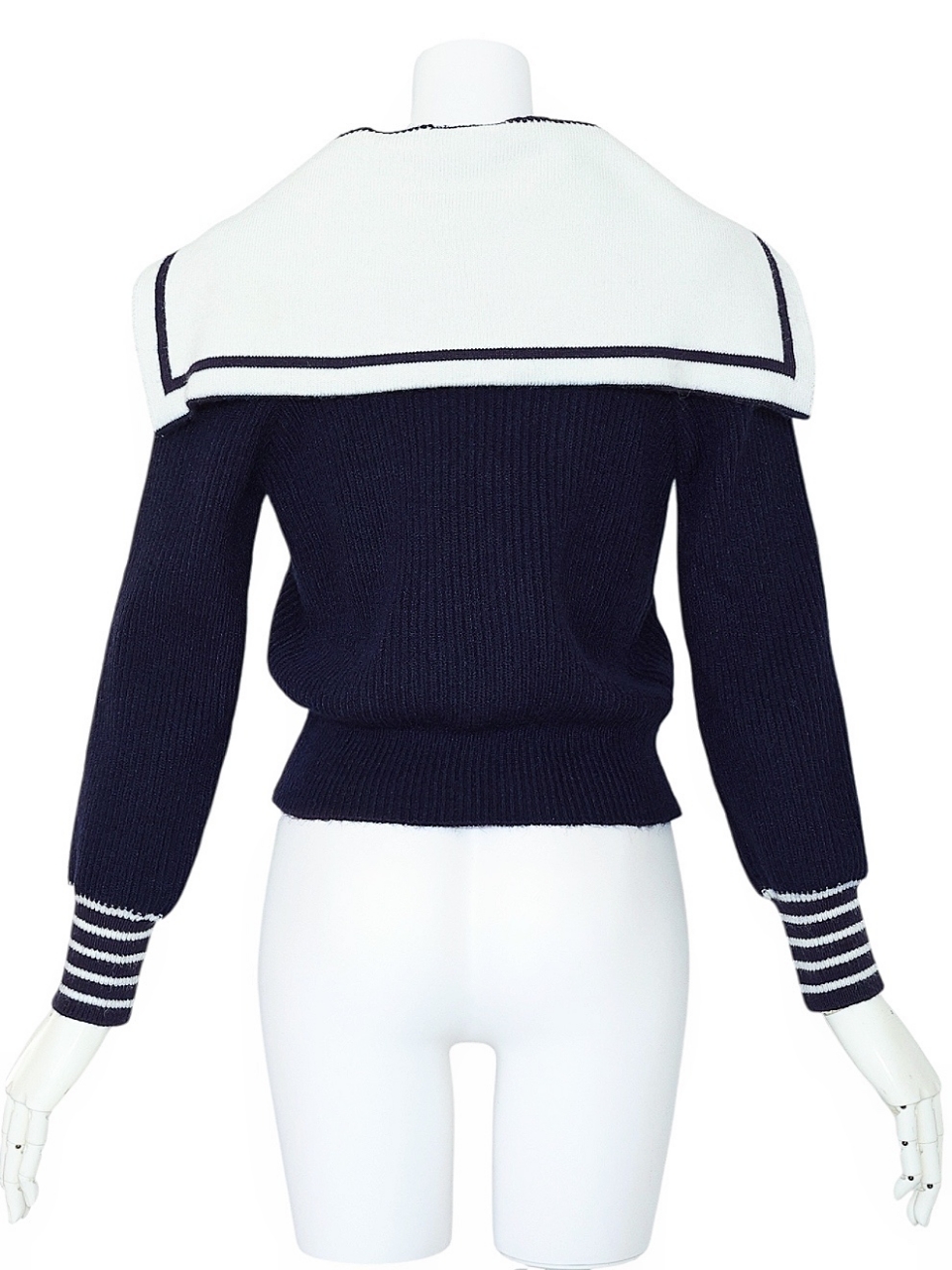 3WAYセーラーニットNAVY スタイリングイメージ5