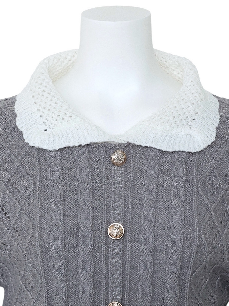 OliviaニットワンピースGRAY スタイリングイメージ5