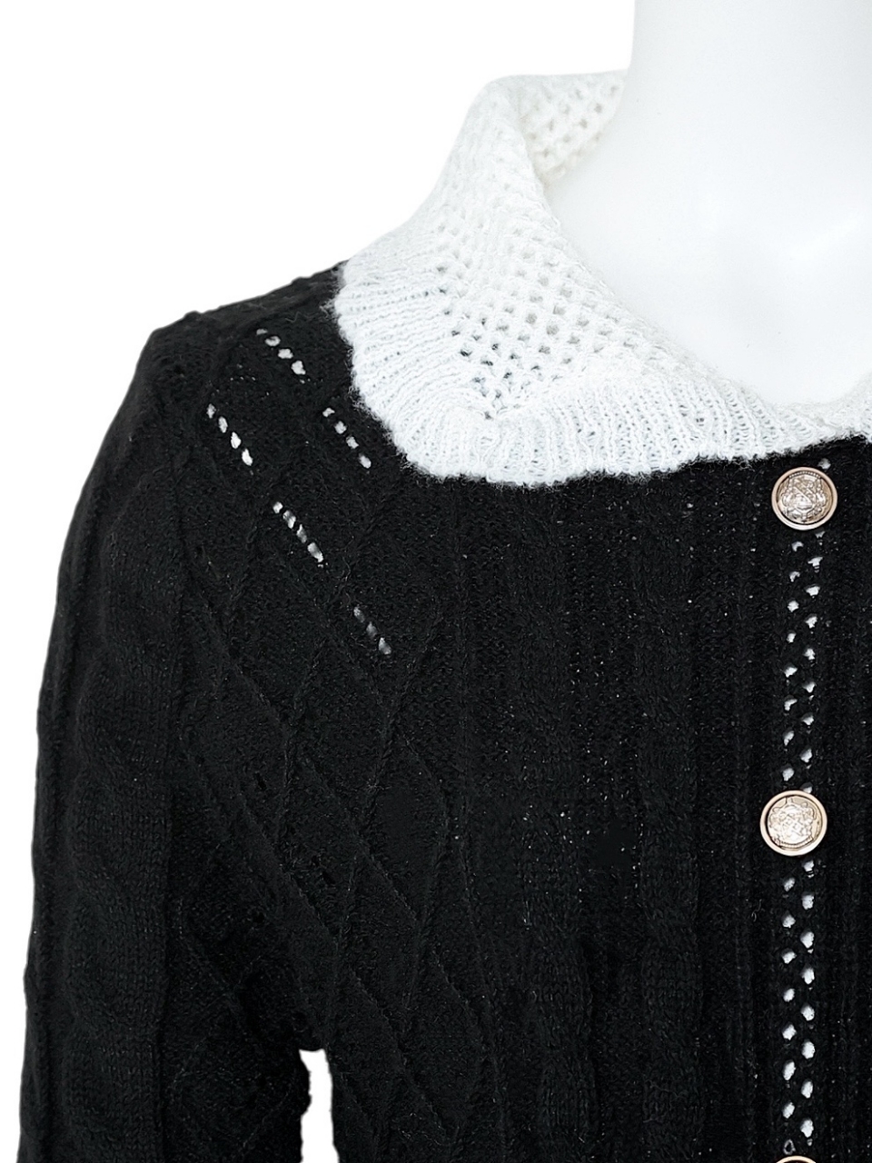 OliviaニットワンピースBLACK スタイリングイメージ5