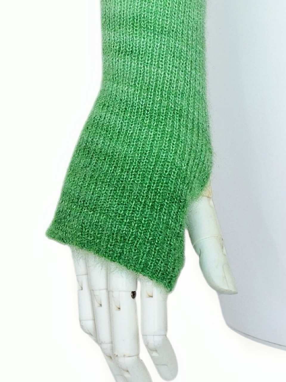 アームウォーマー付グラデニットGREEN スタイリングイメージ6