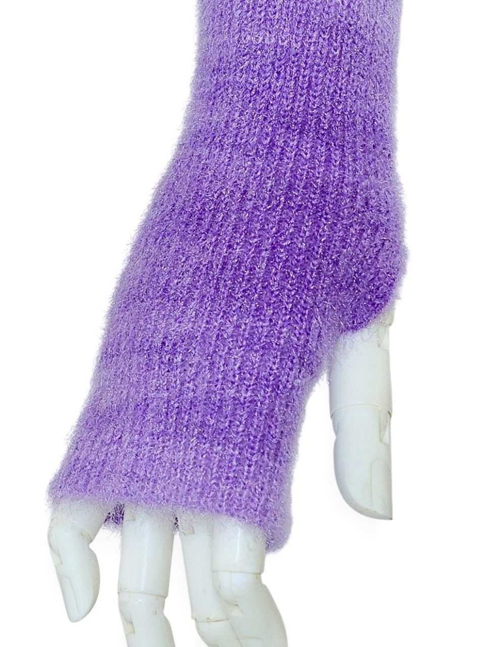 アームウォーマー付グラデニットLAVENDER スタイリングイメージ5