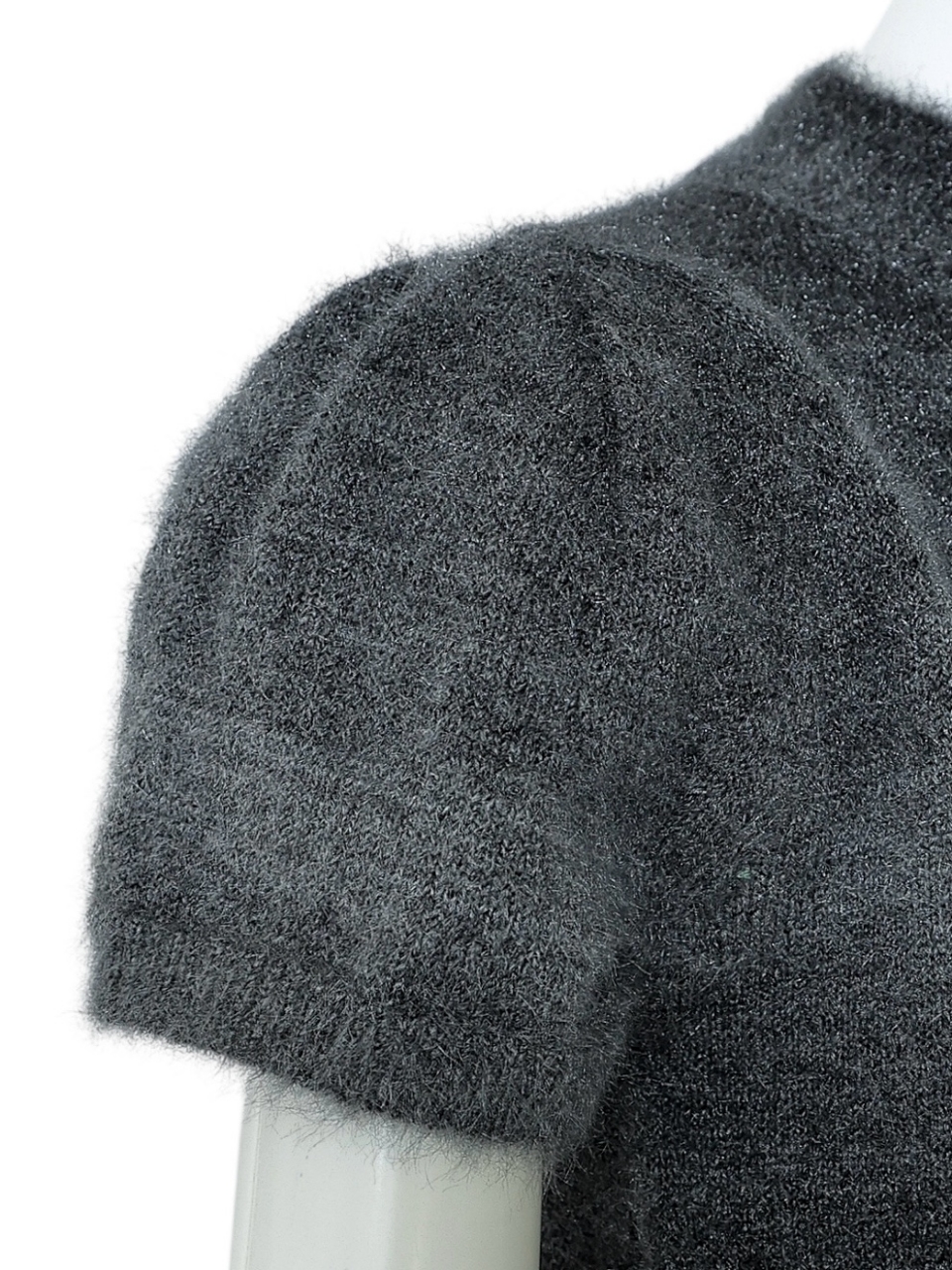 アームウォーマー付グラデニットGRAY スタイリングイメージ5