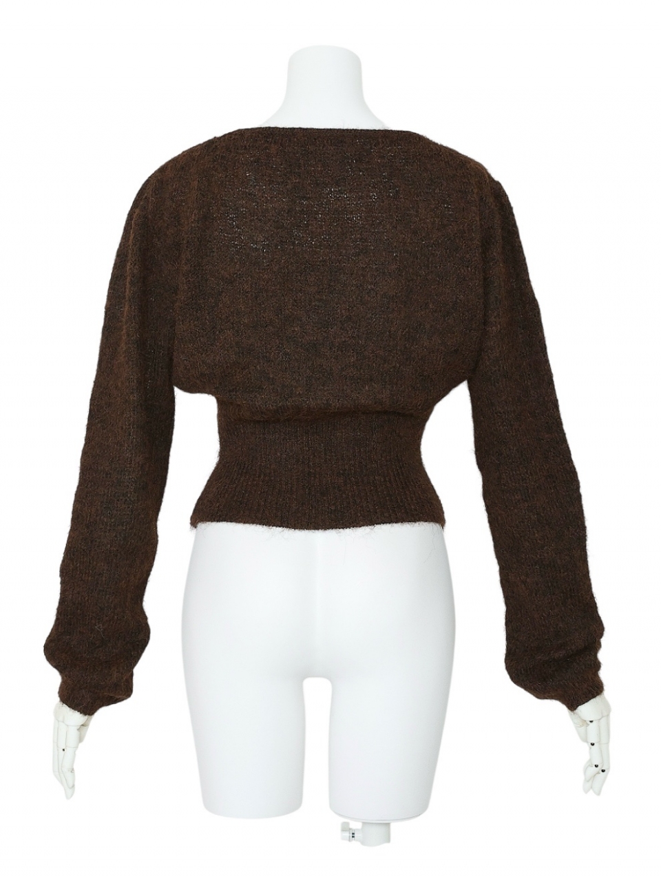 ボタニカルレースくびれカーディガンBROWN スタイリングイメージ4