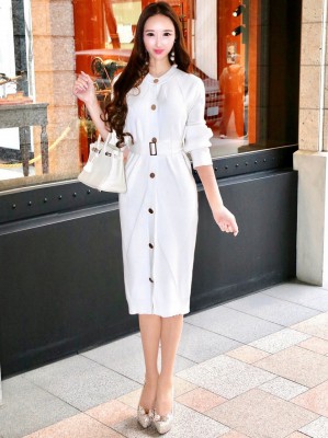 モニカニットワンピースWHITE