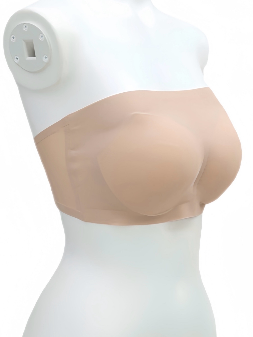爆盛り☆シームレスチューブトップブラ BEIGE スタイリングイメージ3