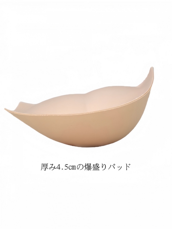 爆盛り☆シームレスチューブトップブラ BLACK 商品イメージ5