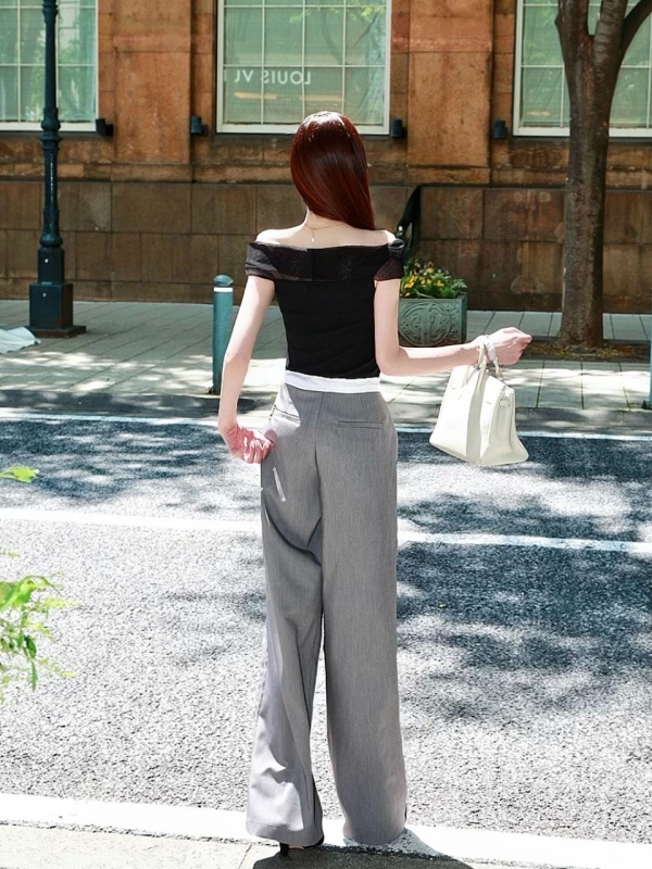ドロストWウエストイージースラックスGRAY 商品イメージ3