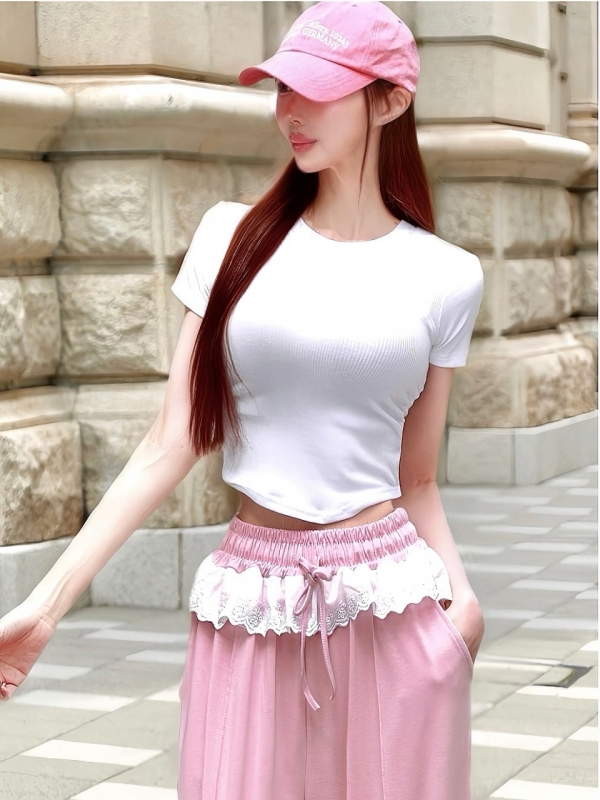 フリルパンツセットアップPINK 商品イメージ2