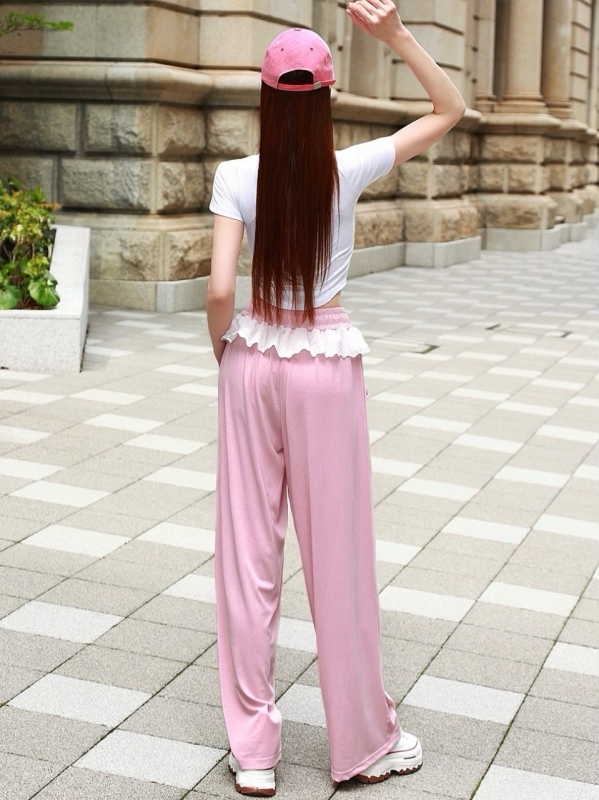 フリルパンツセットアップPINK 商品イメージ4