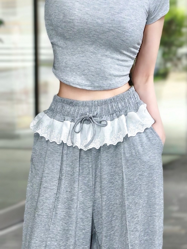 フリルパンツセットアップGRAY 商品イメージ3