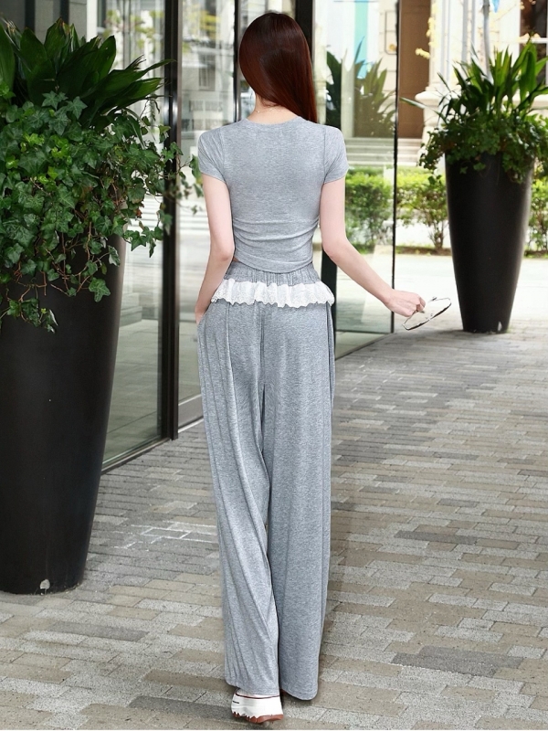 フリルパンツセットアップGRAY 商品イメージ5