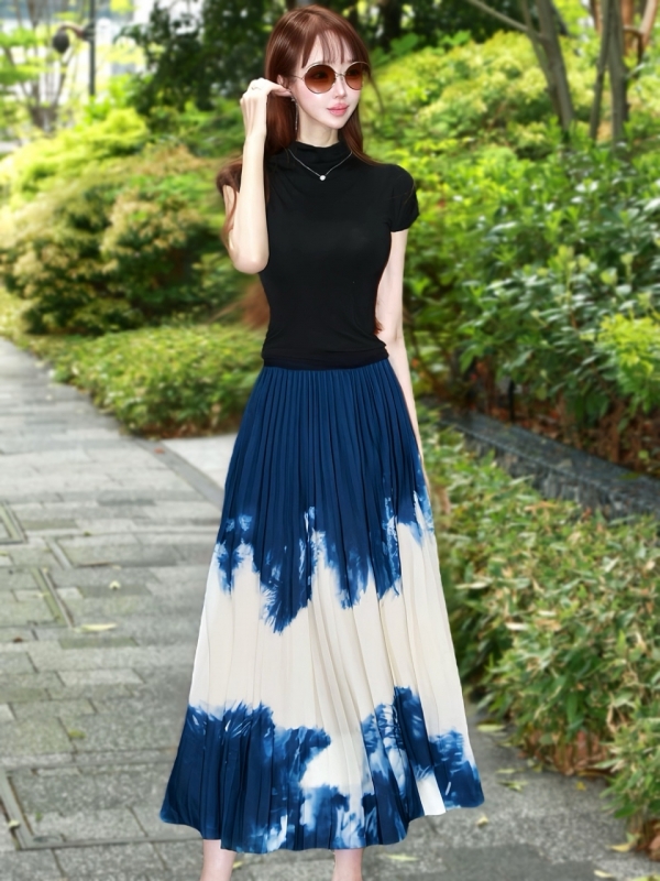タイダイプリーツセットアップBLUE 商品イメージ2