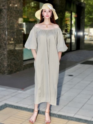 コクーンワンピースBEIGE