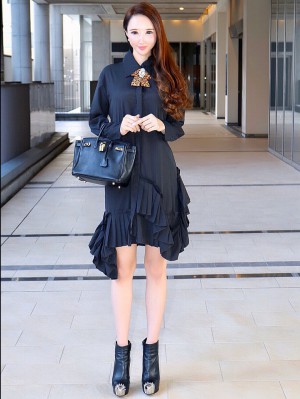 VOGUEシャツワンピース②BLACK