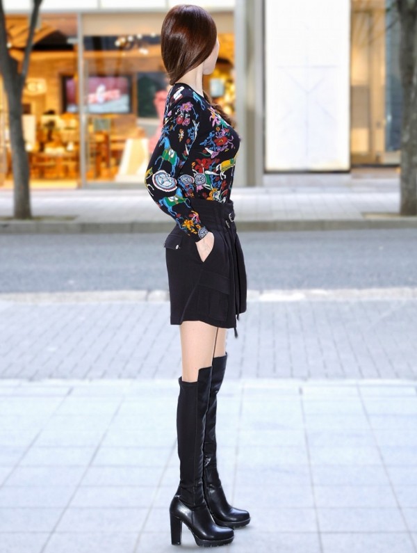 Luxeダブルベルトショートパンツ 商品イメージ3