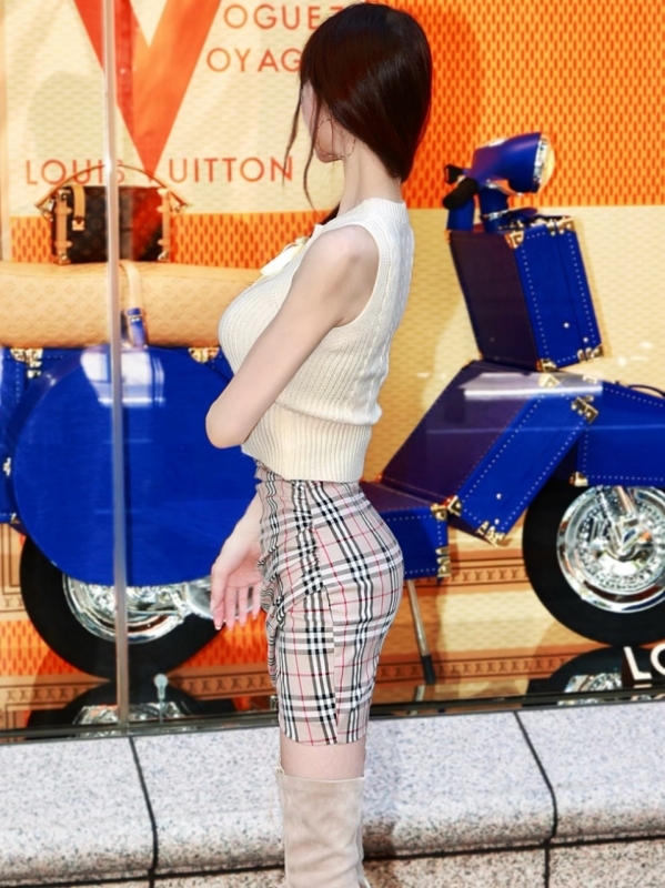 レースアップケーブルノースリニットIVORY 商品イメージ4