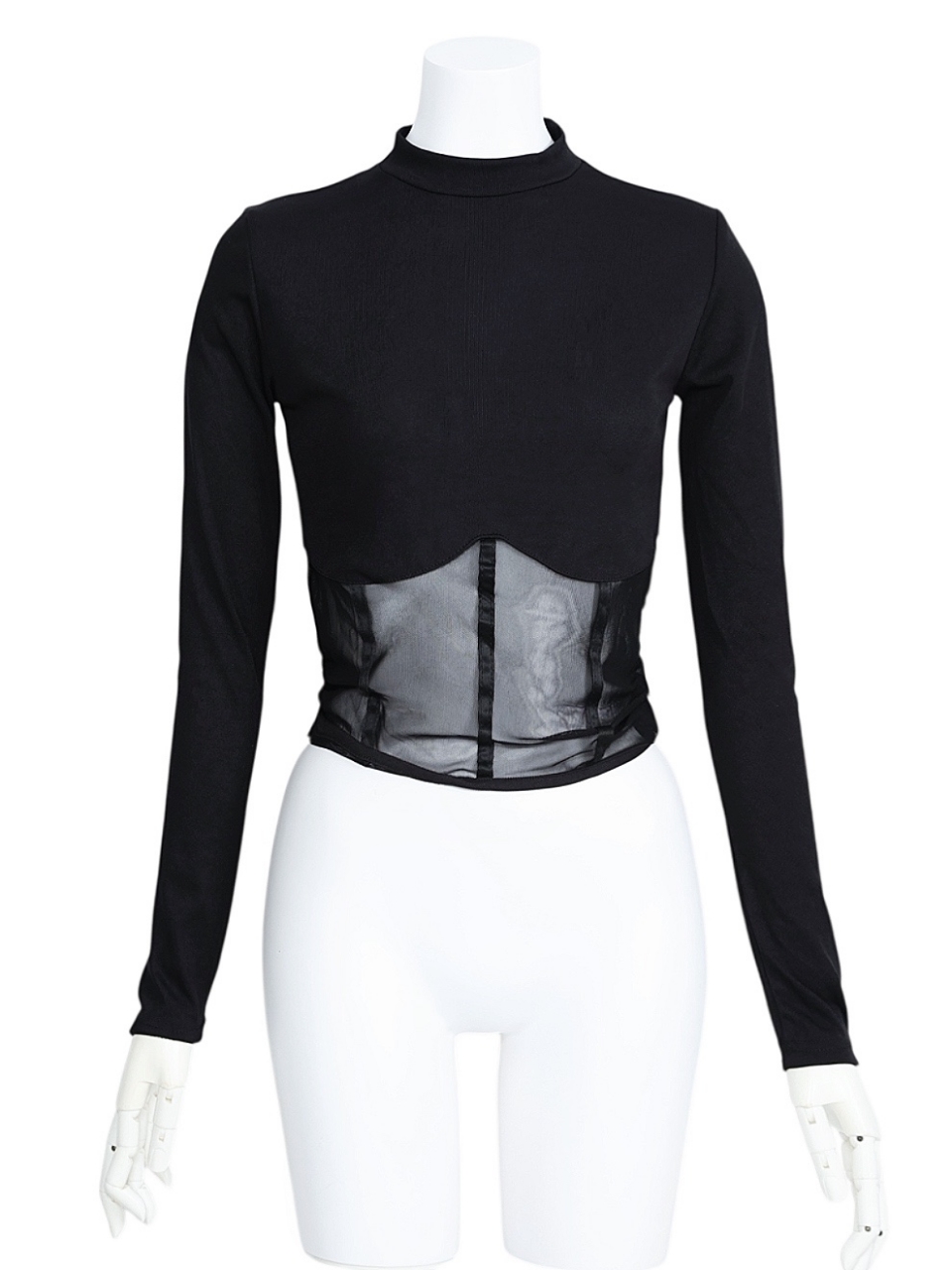 シアーコルセットトップス スタイリングイメージ1