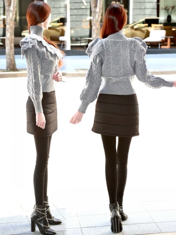 レギンズ一体化ダウンスカート 商品イメージ3