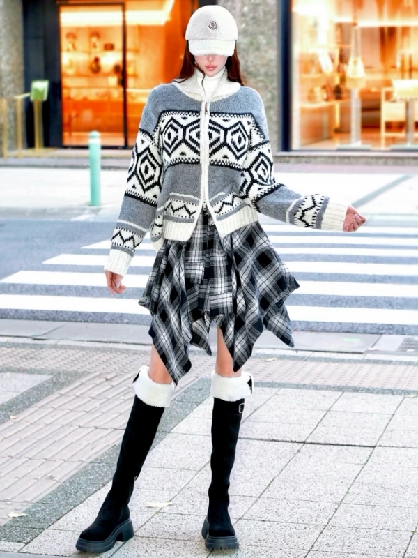 ノルディックリュクスWOOLブルゾンGRAY 商品イメージ2