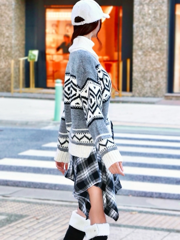 ノルディックリュクスWOOLブルゾンGRAY 商品イメージ4