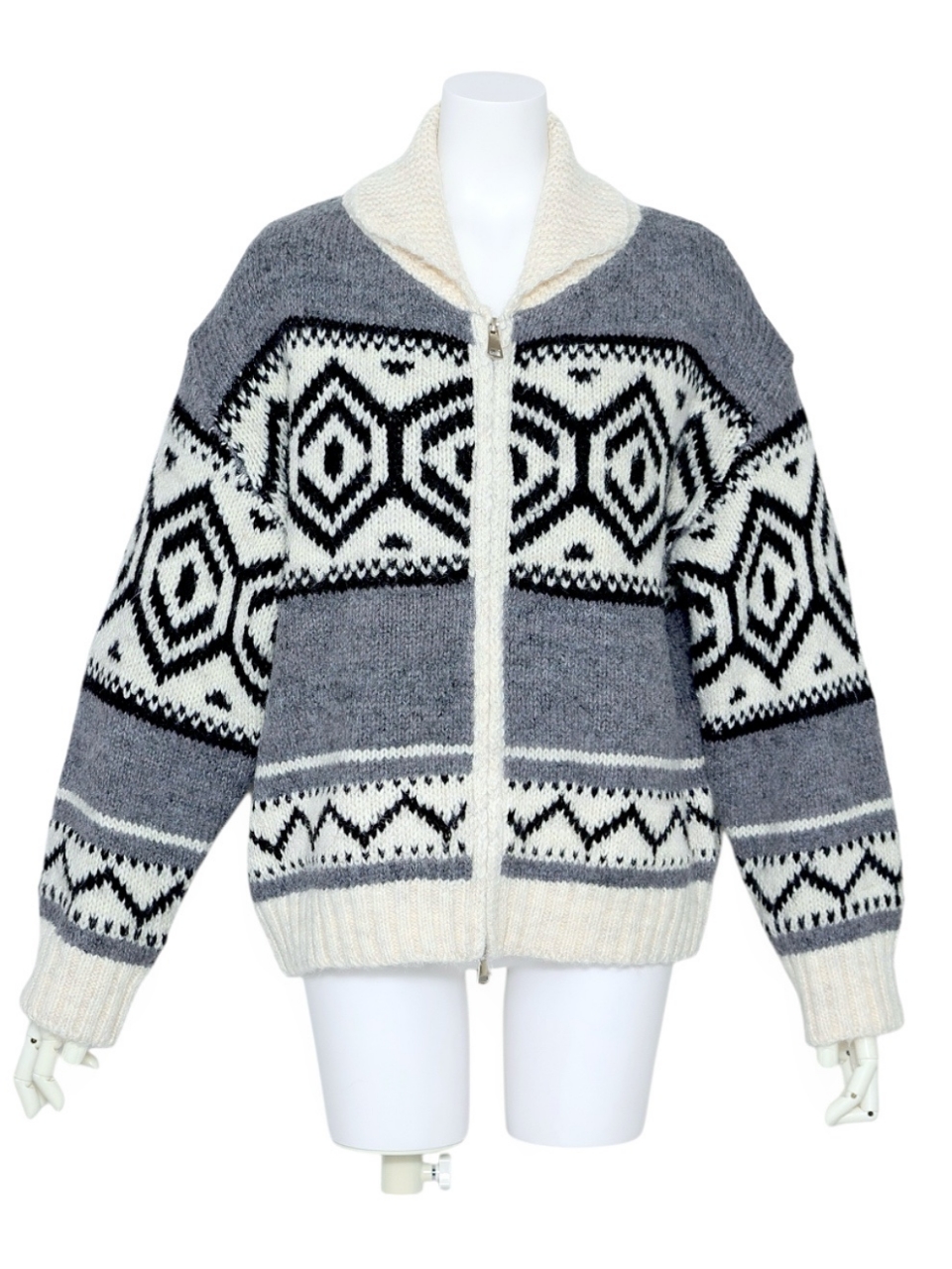 ノルディックリュクスWOOLブルゾンGRAY スタイリングイメージ1