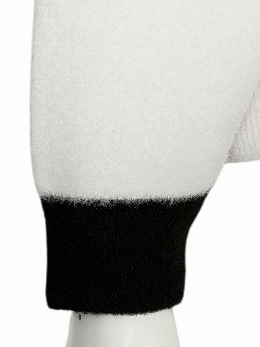 バイカラークロエブルゾンIVORY スタイリングイメージ8