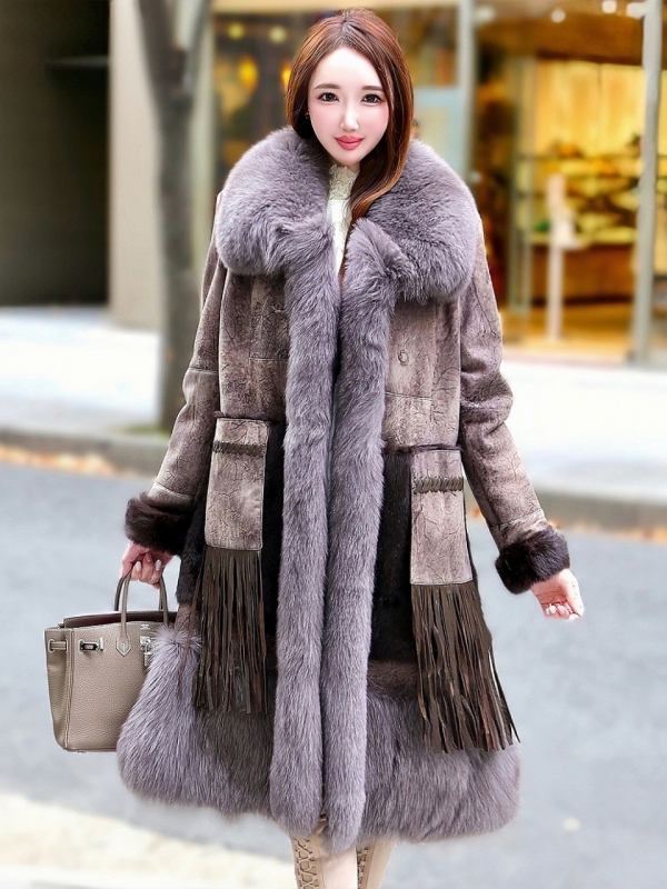 【極美品】SAGA FURSフォックス ブラウン大判ケープ毛皮ショールストール 極美品】SAGA FURSフォックス ブラウン大判ケープ毛皮ショール