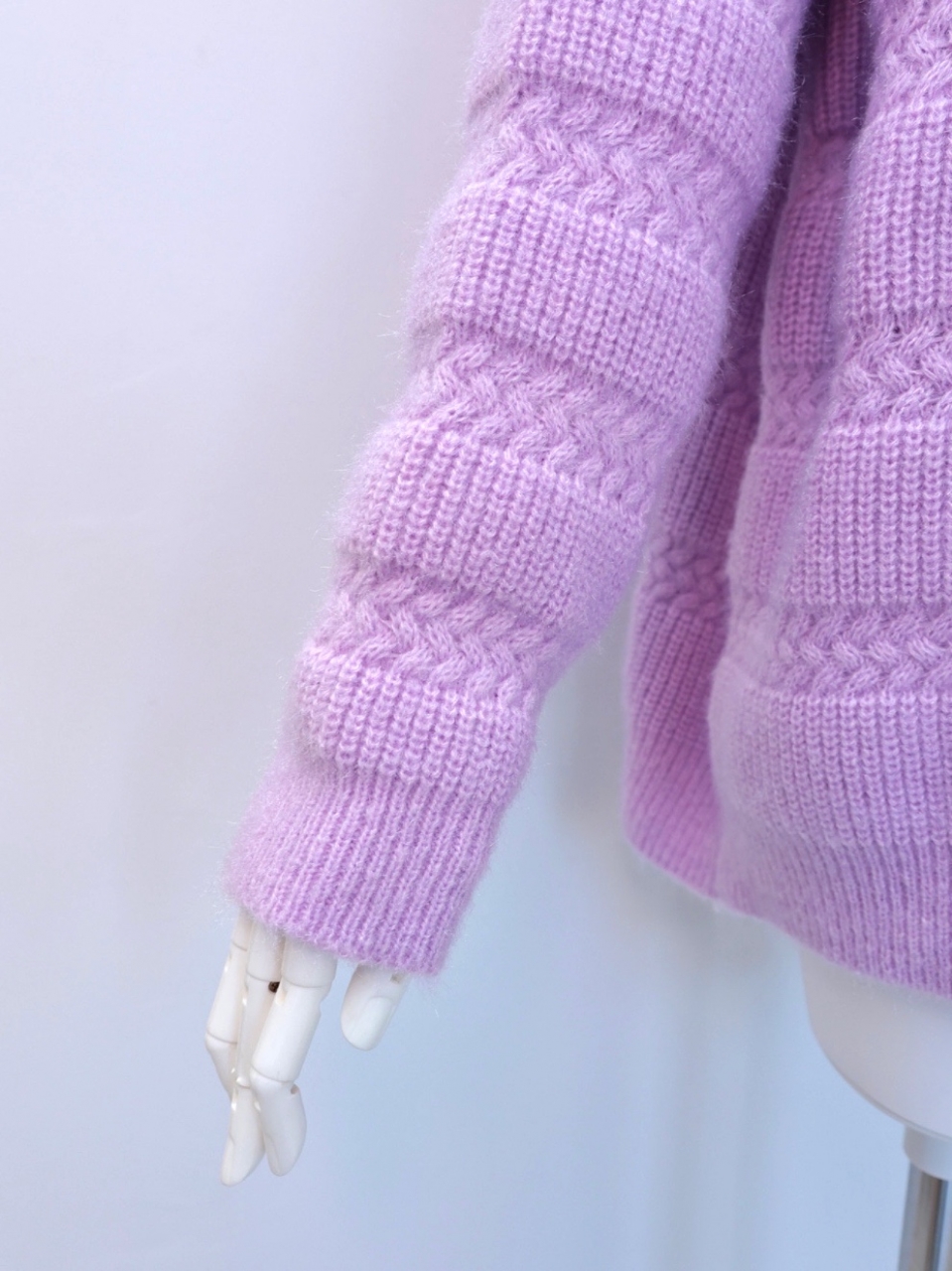 ゴージャスフリルオーバーカーディガンLAVENDER スタイリングイメージ7