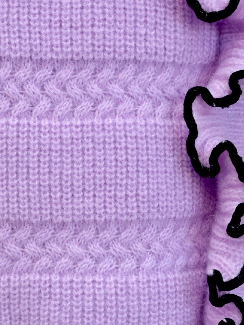 ゴージャスフリルオーバーカーディガンLAVENDER スタイリングイメージ8