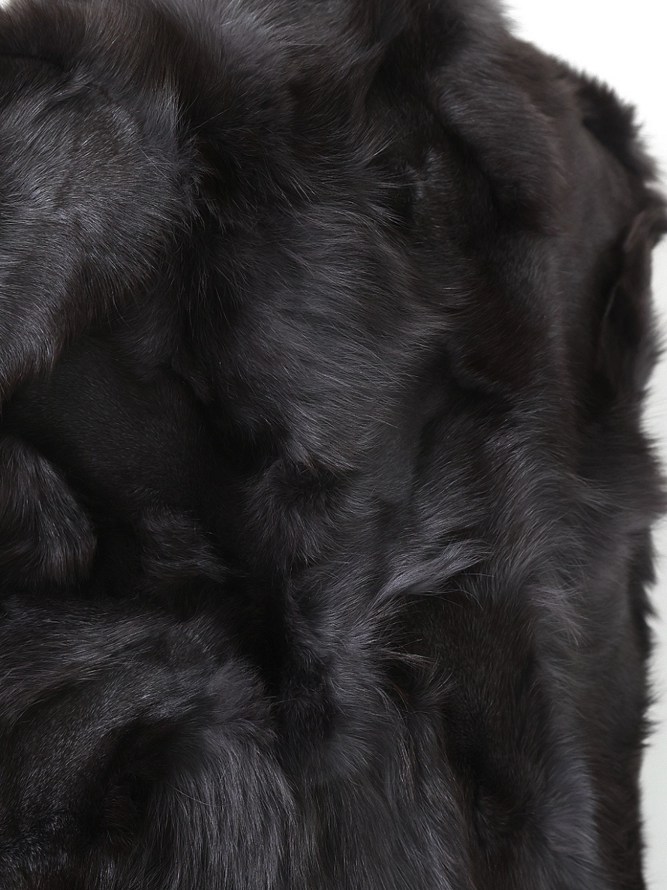 Real Fox Fur 本革ジレ スタイリングイメージ6